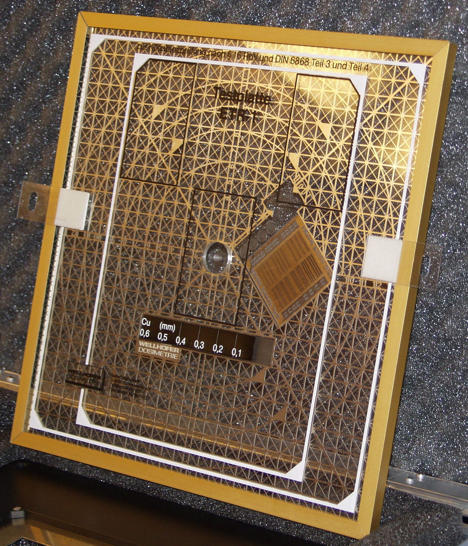 Qualitätssicherungsphantom für Röntgengeräte